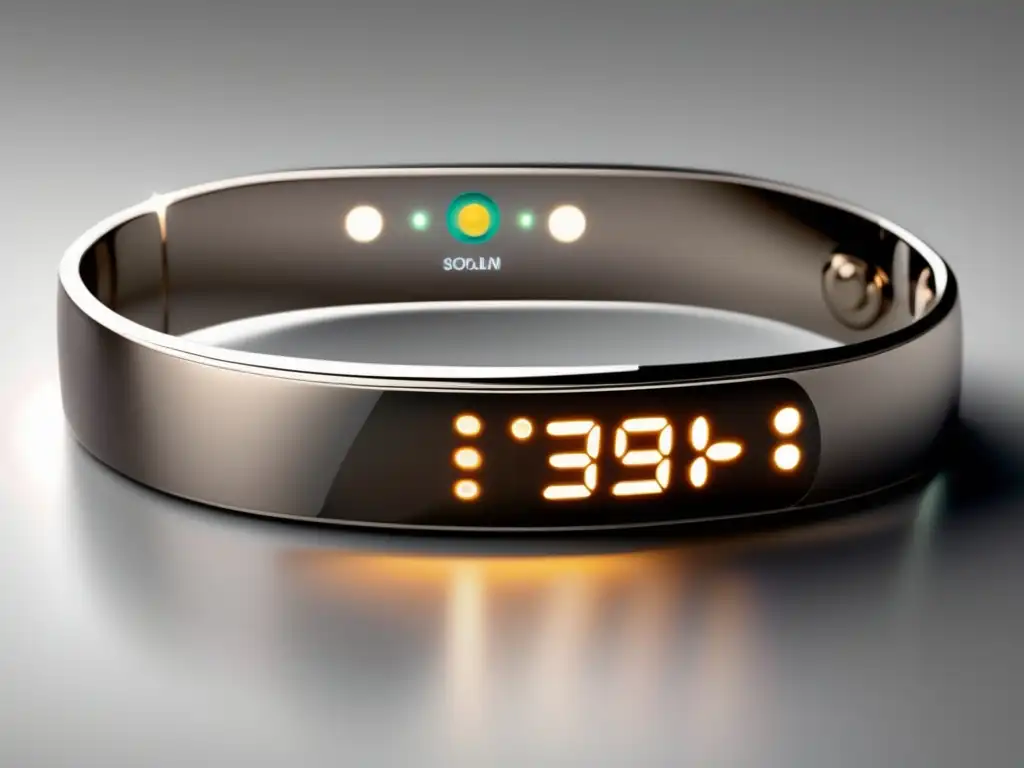 Pulsera inteligente moderna y elegante Joyería wearable: diseño avanzado y minimalista del brazalete inteligente