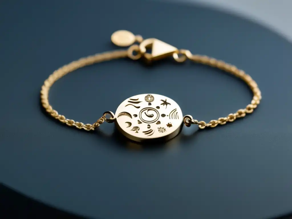 Pulsera minimalista con símbolos zodiacales grabados en plata: Historia y evolución de las joyas astrológicas