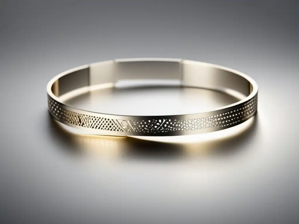 Pulsera plata geométrica, evolución joyería contemporánea