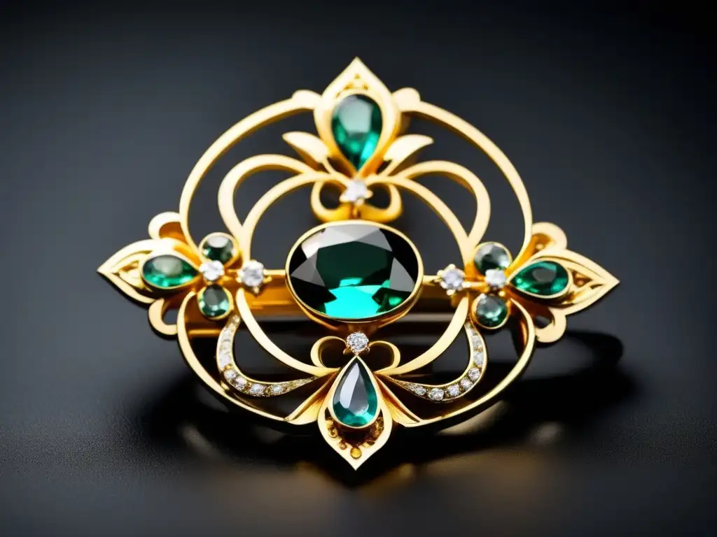 Evolución joyería Alta Costura: broche moderno elegante