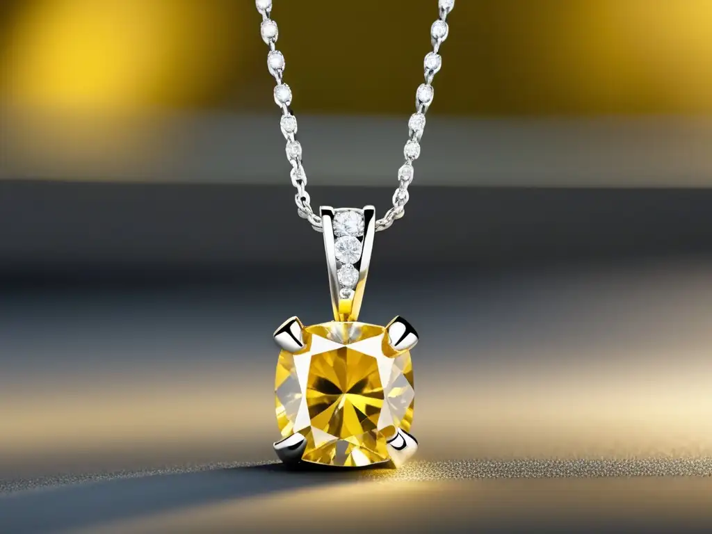 Pendiente diamante amarillo: historia y evolución