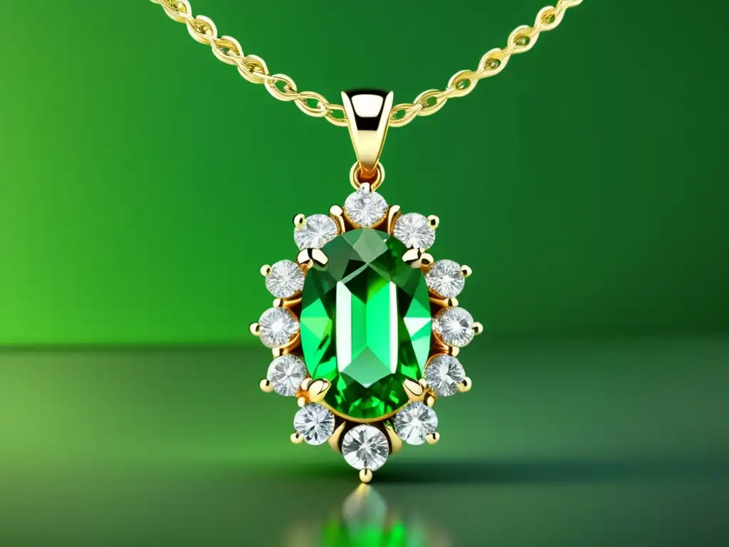 Esmeralda renacentista en joyería: detalles exquisitos, elegancia, verde vibrante, sofisticación