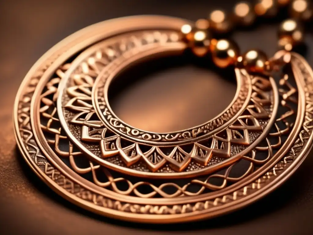 Joyería antigua de cobre: Detalles exquisitos Joyería antigua de cobre: historia y belleza