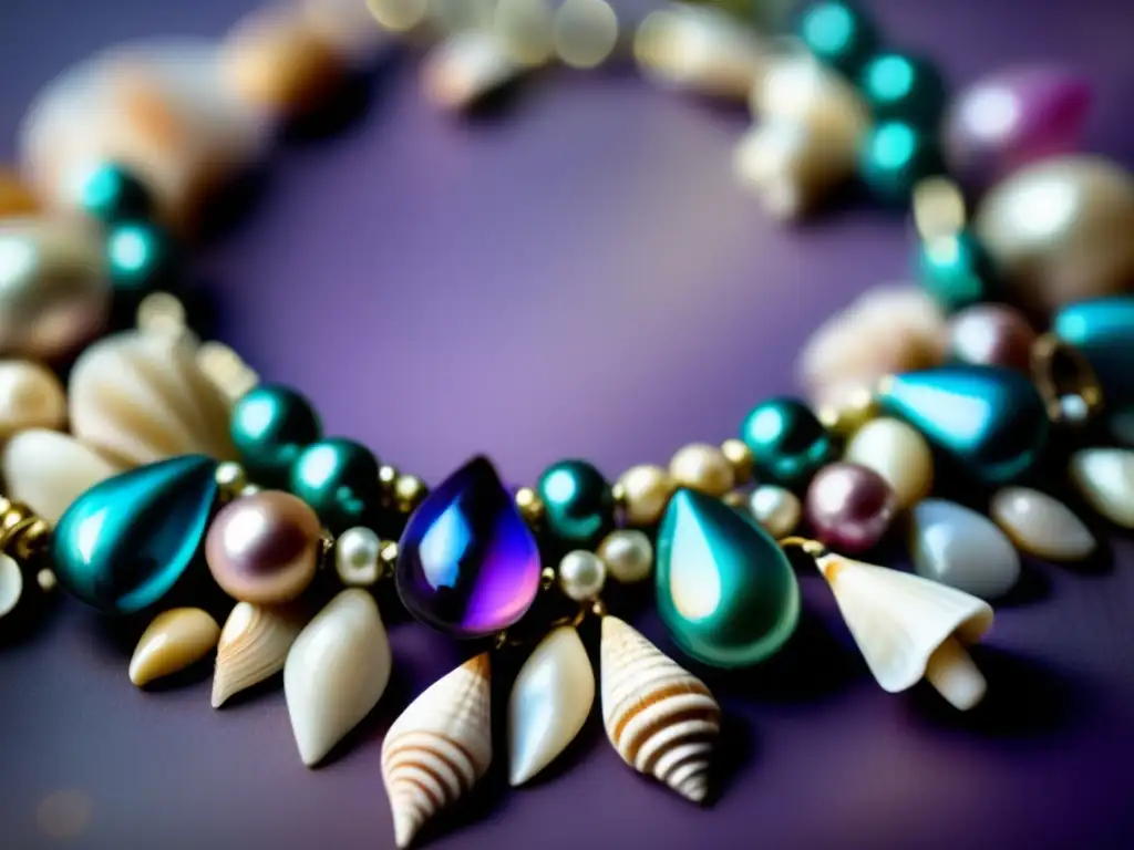 Joya conchas huesos auténtica: collar seashells y bone beads, diseño minimalista elegante y terrenal