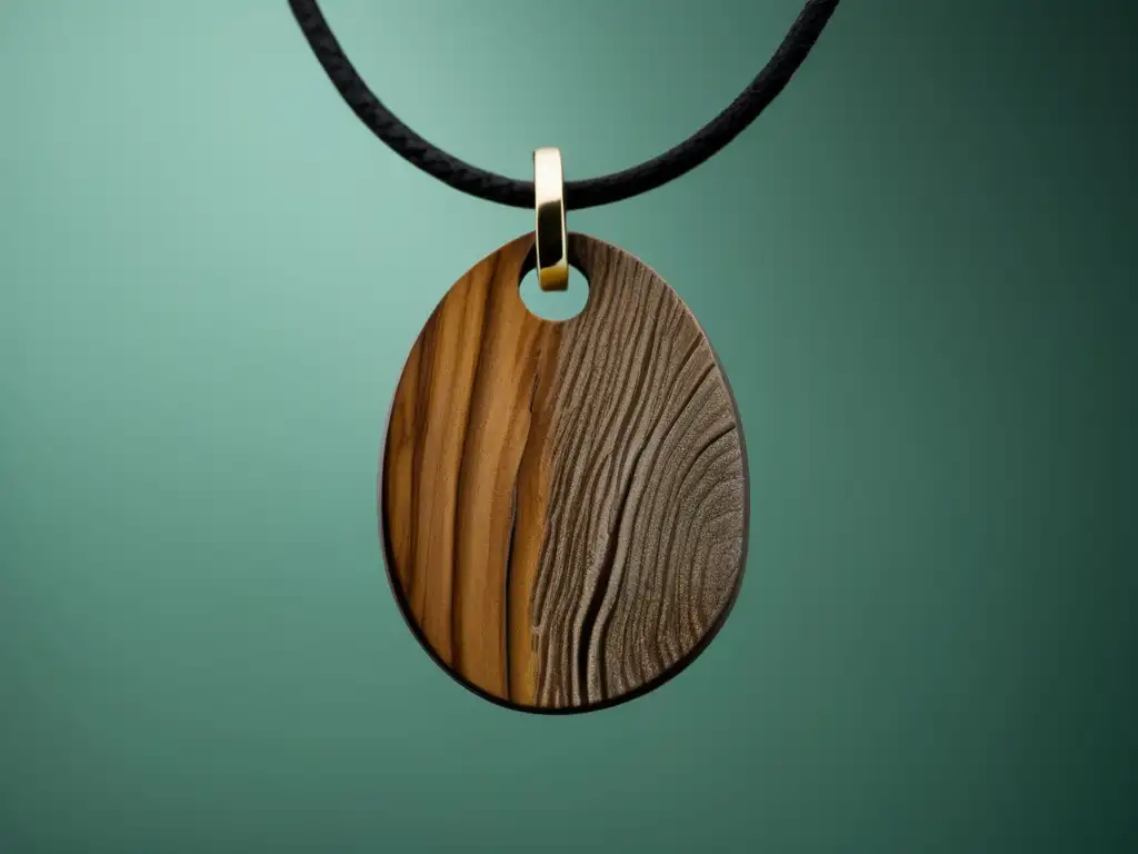 Joyería de corteza de árbol - Detalles naturales en un collar minimalista