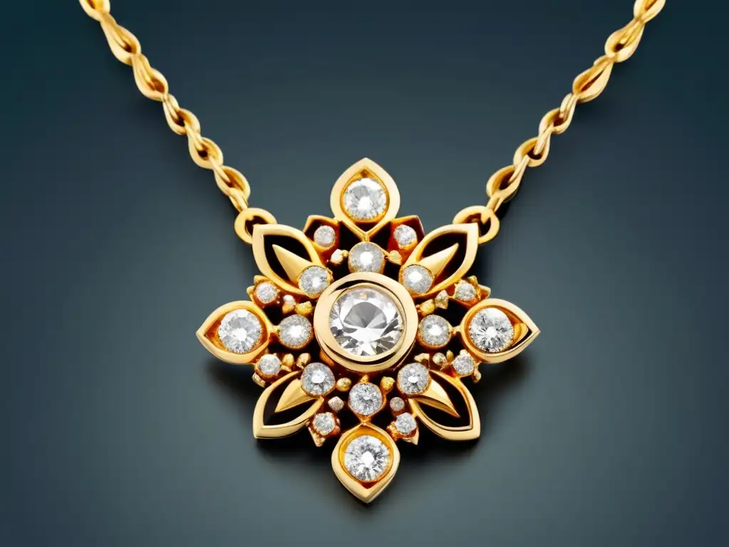 Campo_por_completar Técnicas restauración joyas antiguas: Collar antiguo de diamantes restaurado, deslumbrante y meticulosamente detallado
