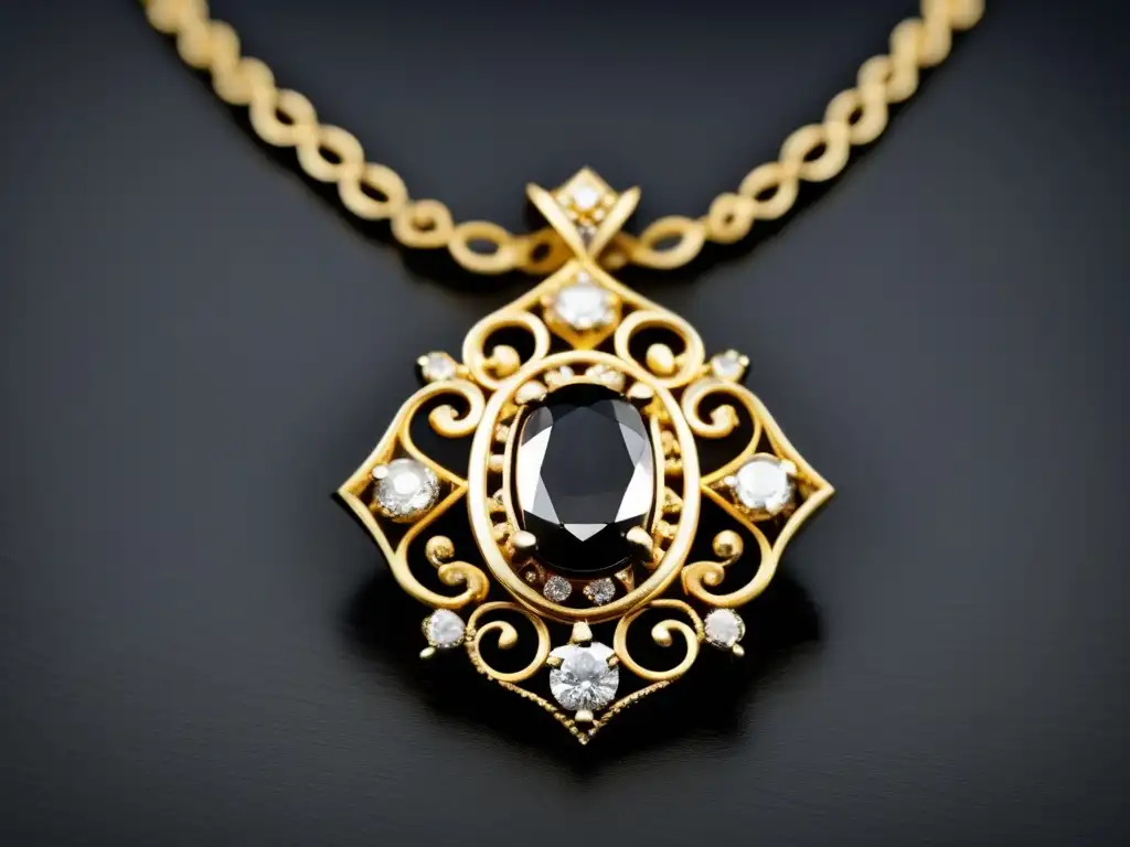 Collar antiguo de diamantes Victoria Cuidado y conservación joyas antiguas: Collar de diamantes victoriano en imagen ultradetallada