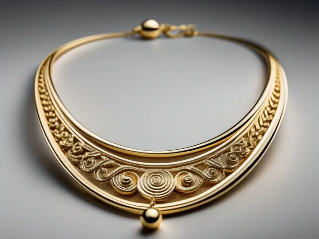 Collar de oro antiguo de Grecia: historia de la joyería antigua Grecia