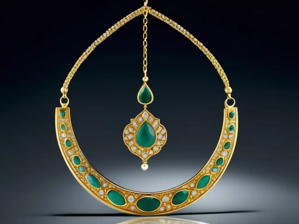 Collar persa de oro: joyería persa y detalles elegantes