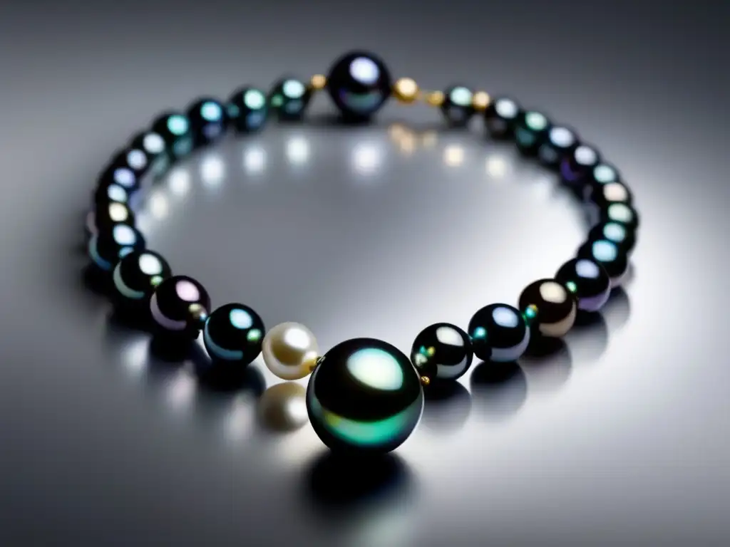 Joyería contemporánea con perlas negras de Tahití