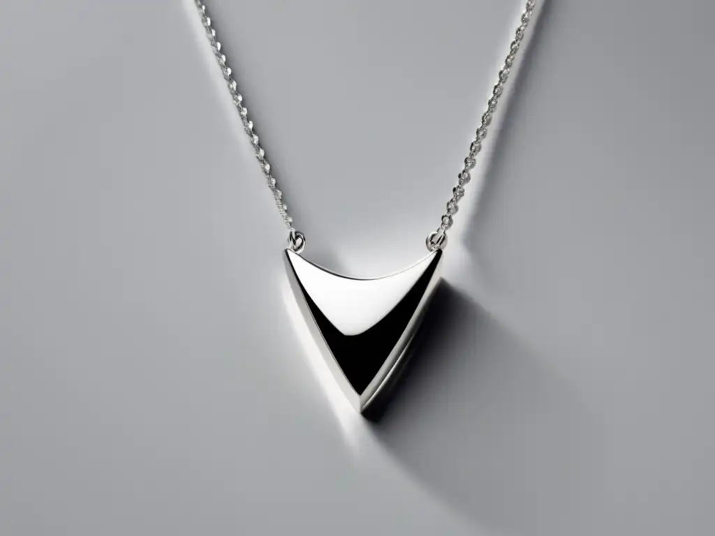 Collar de platino minimalista y elegante Joyería de platino: Elegancia y pureza en diseño minimalista