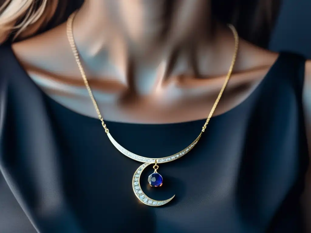 Joyas fases lunares: selección, collar luna y gemas