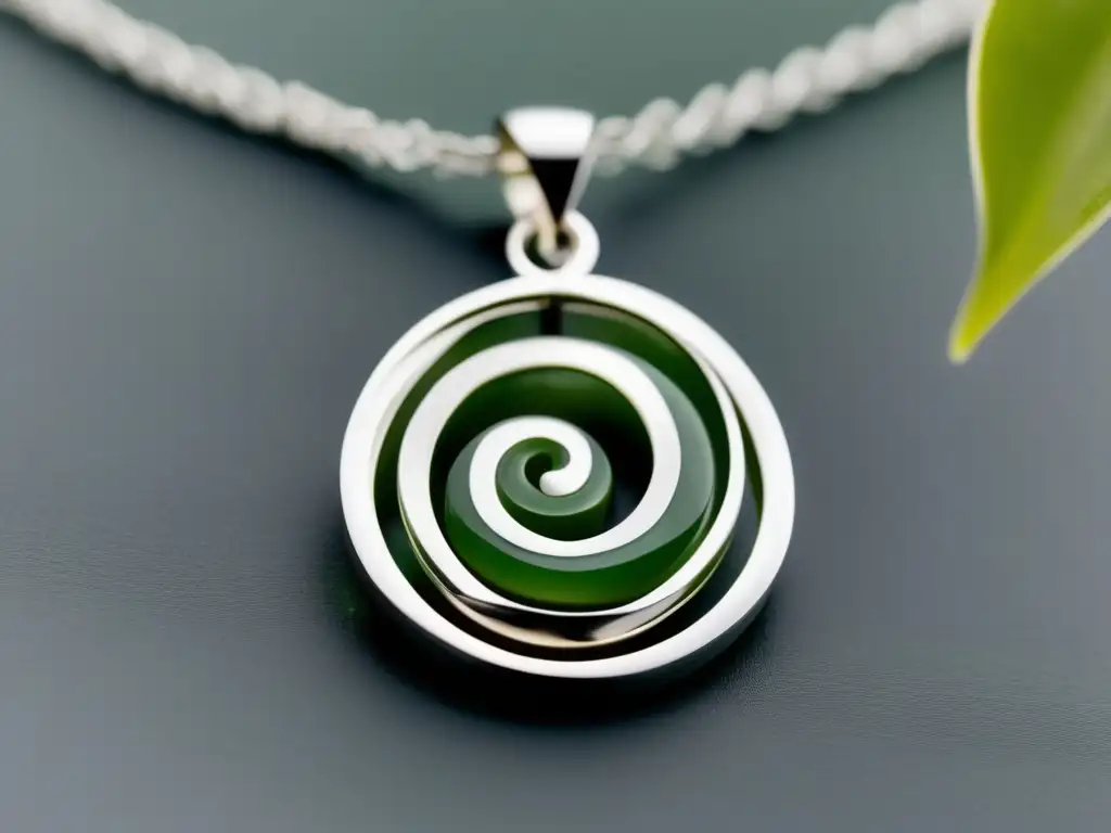 Joya maorí: koru en pounamu, símbolo de vida y armonía