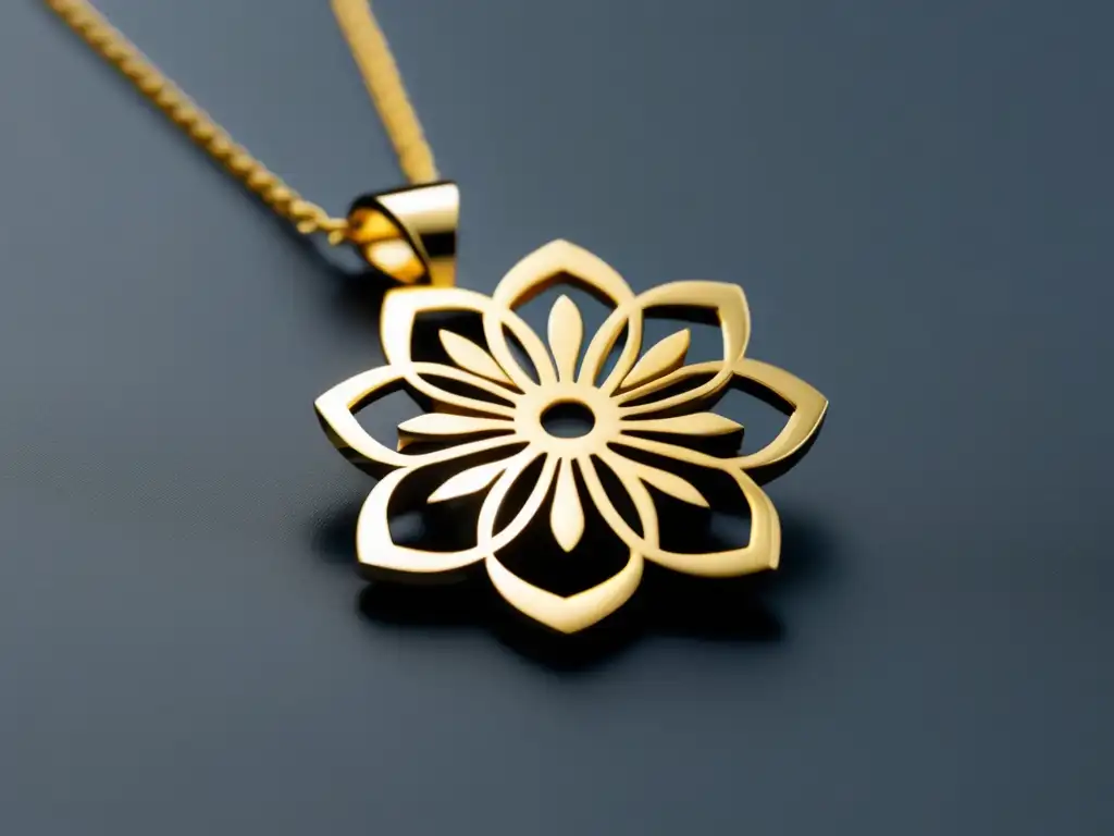 Joyería coreana: Collar minimalista inspirado en la era Joseon, con cadena delicada y colgante en forma de flor