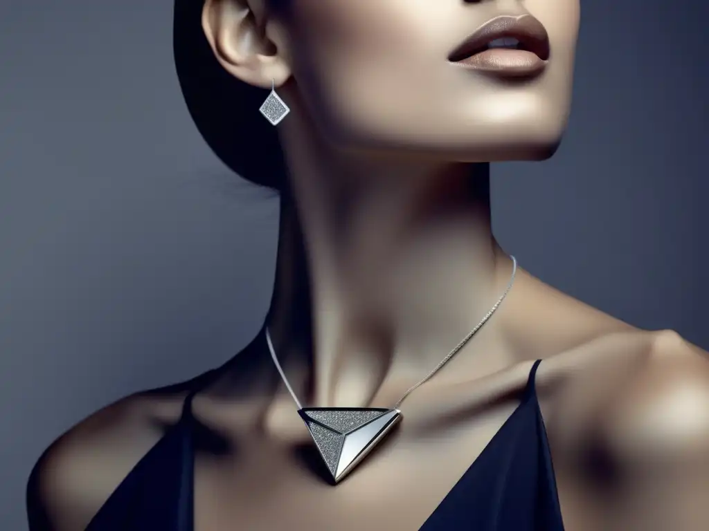 Joyería ética: historia y evolución - Collar minimalista de plata reciclada con diamante lab creado por tecnología