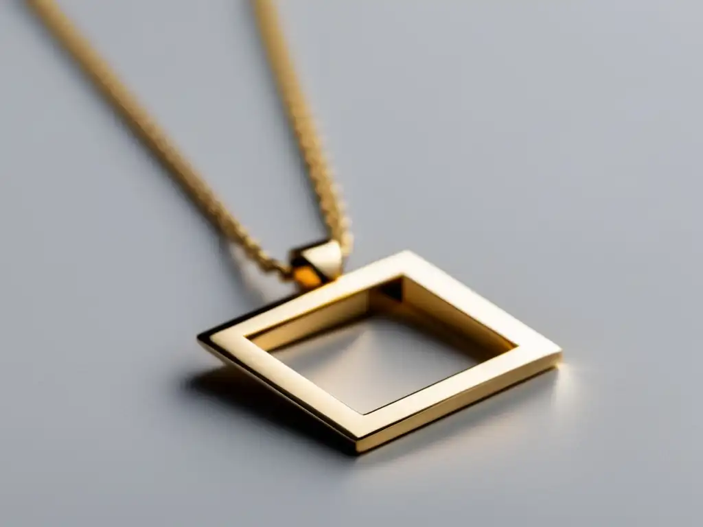 Joya minimalista de oro con diseño geométrico - Impacto económico de joyas fashionistas