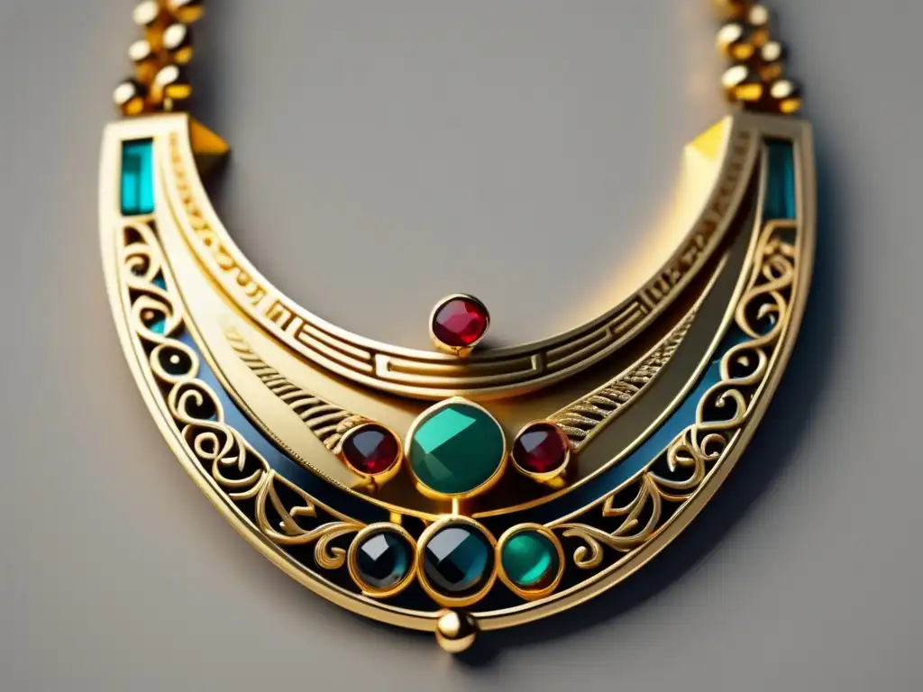 Evolución joyería: Impresión 3D y tendencias actuales - Collar oro antiguo inspirado en Egipto, Grecia y Roma