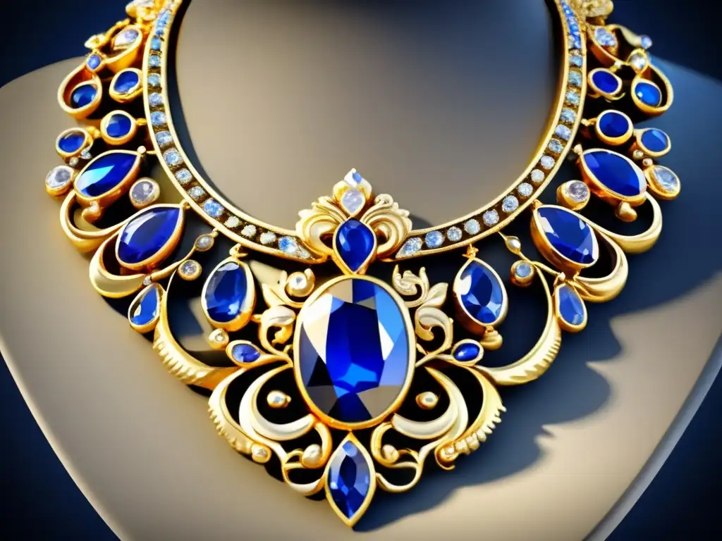 Joyería real: Evolución histórica de una exquisita y elegante pieza con sapphire, diamantes, esmeraldas y rubíes