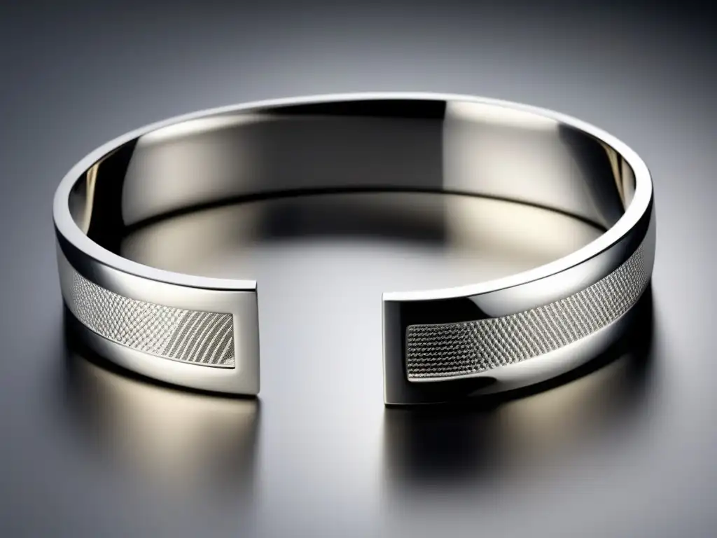 Joyería masculina diseño moderno: pulsera de plata moderna y elegante para hombres, destacando su diseño contemporáneo y sofisticación masculina