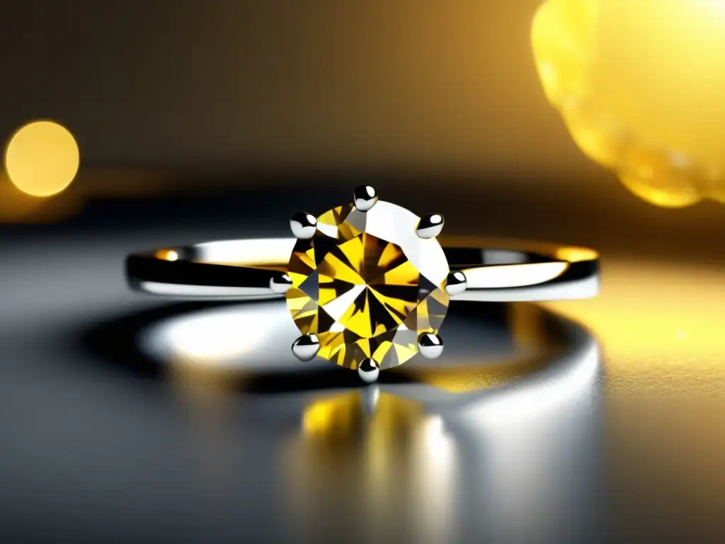 Historia y evolución del diamante amarillo: radiante y exclusivo