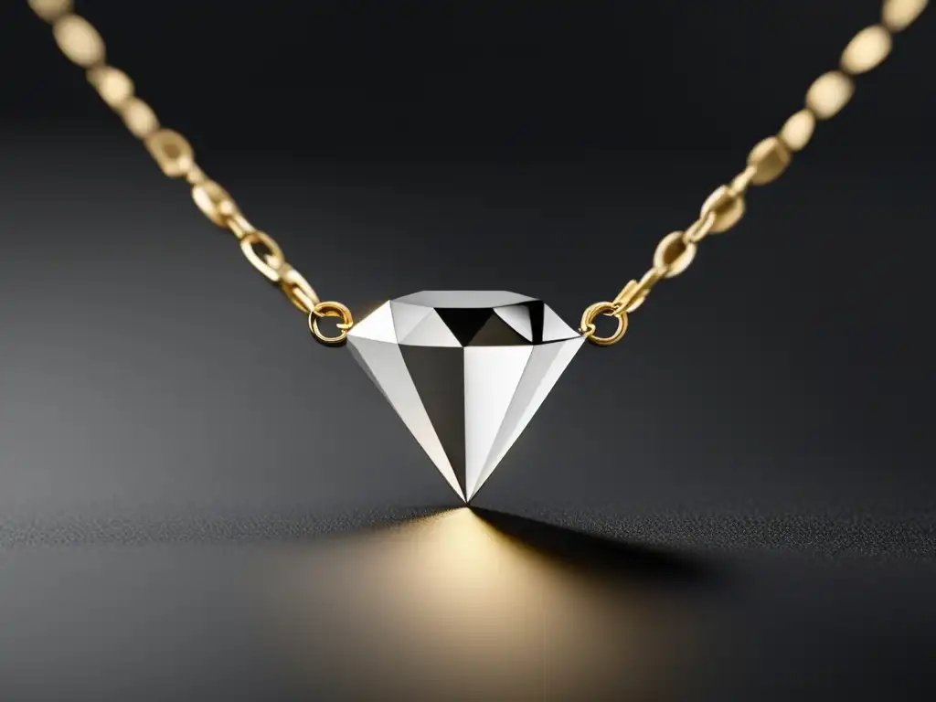 Collar de diamantes minimalista y elegante Historia y evolución de la joyería de alta gama - Collar de diamantes de diseño contemporáneo