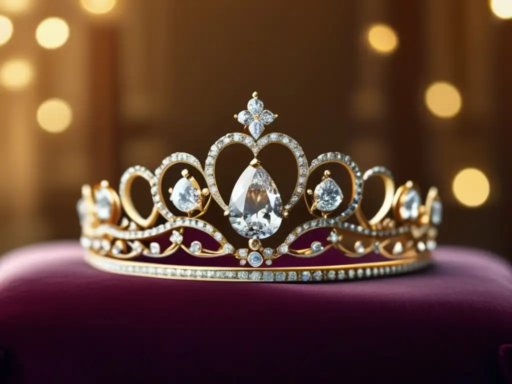 Tiara de diamantes, elegancia y expresión cultural contemporánea