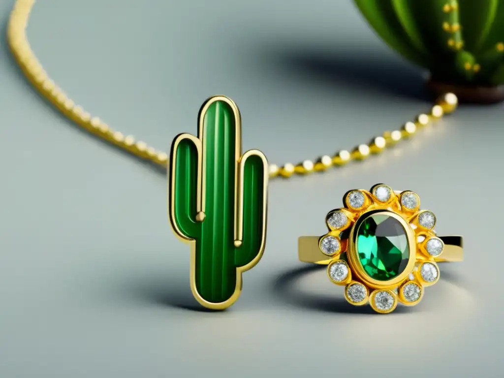 Historia y evolución de la joyería de cactus: broche y collar cactus, tradicional y contemporáneo