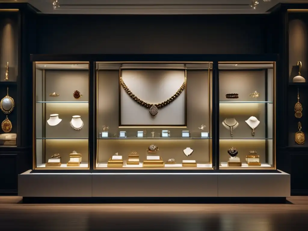 Exhibición joyas antiguas: conservación y elegancia