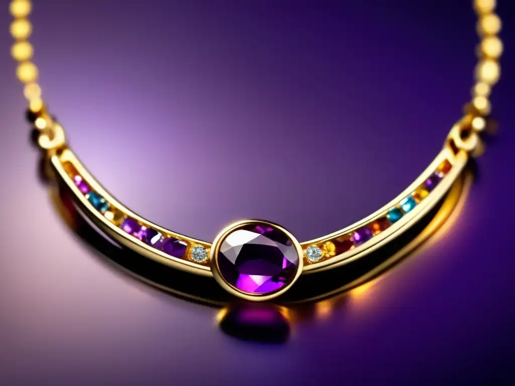Collar moderno con gemas antiguas Collar moderno de gemas antiguas: historia y significado