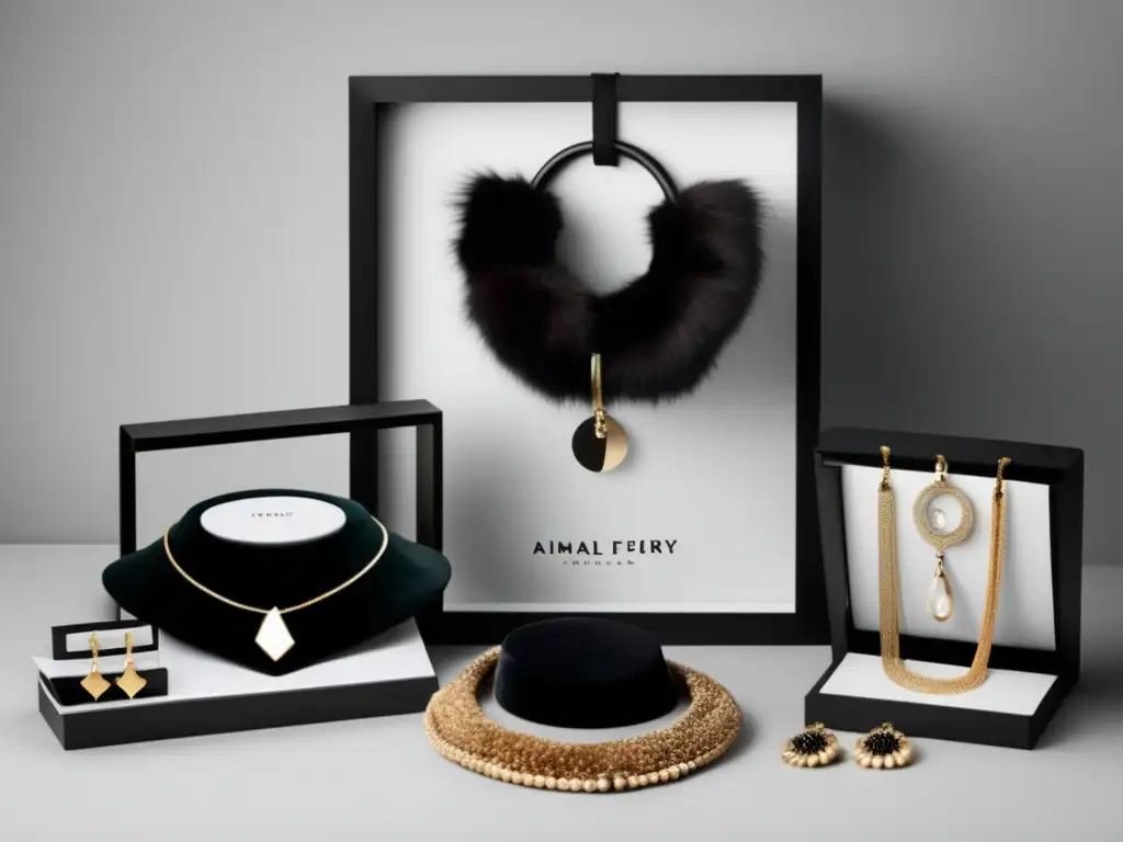 Historia de las joyas de pelo de animal, elegancia y artesanía en una exhibición minimalista de collares, pulseras y pendientes de diseño único