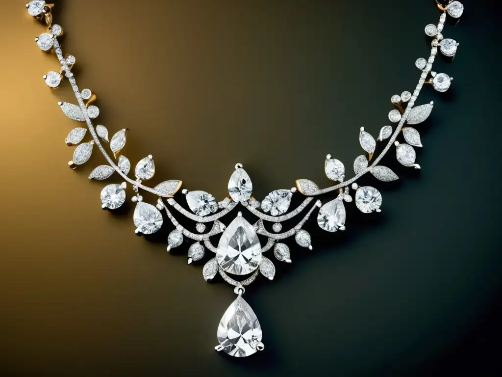 Collar de diamantes de diseño moderno Joyería de alta gama: Historia y evolución