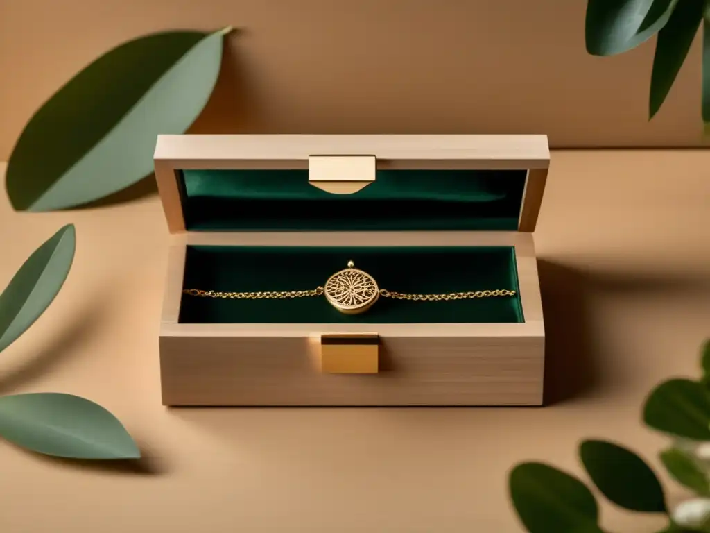 Joyería animal: Caja minimalista de joyería con impacto ambiental