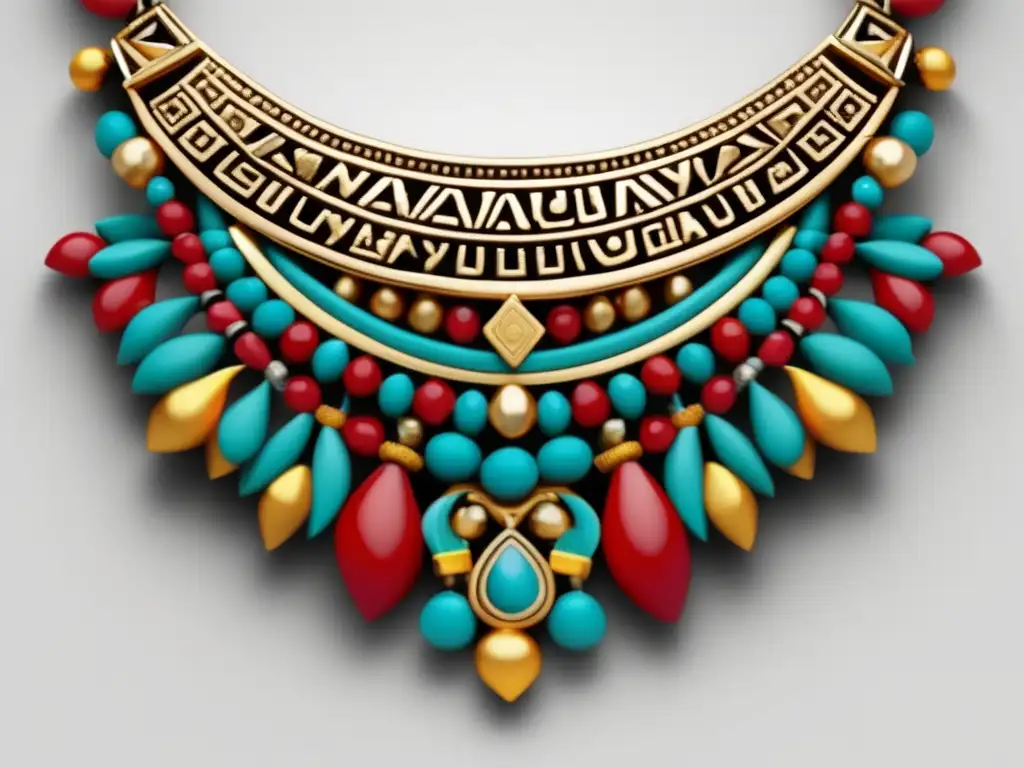 Joyería contemporánea influenciada por la cultura maya, diseño elegante y detalles precisos