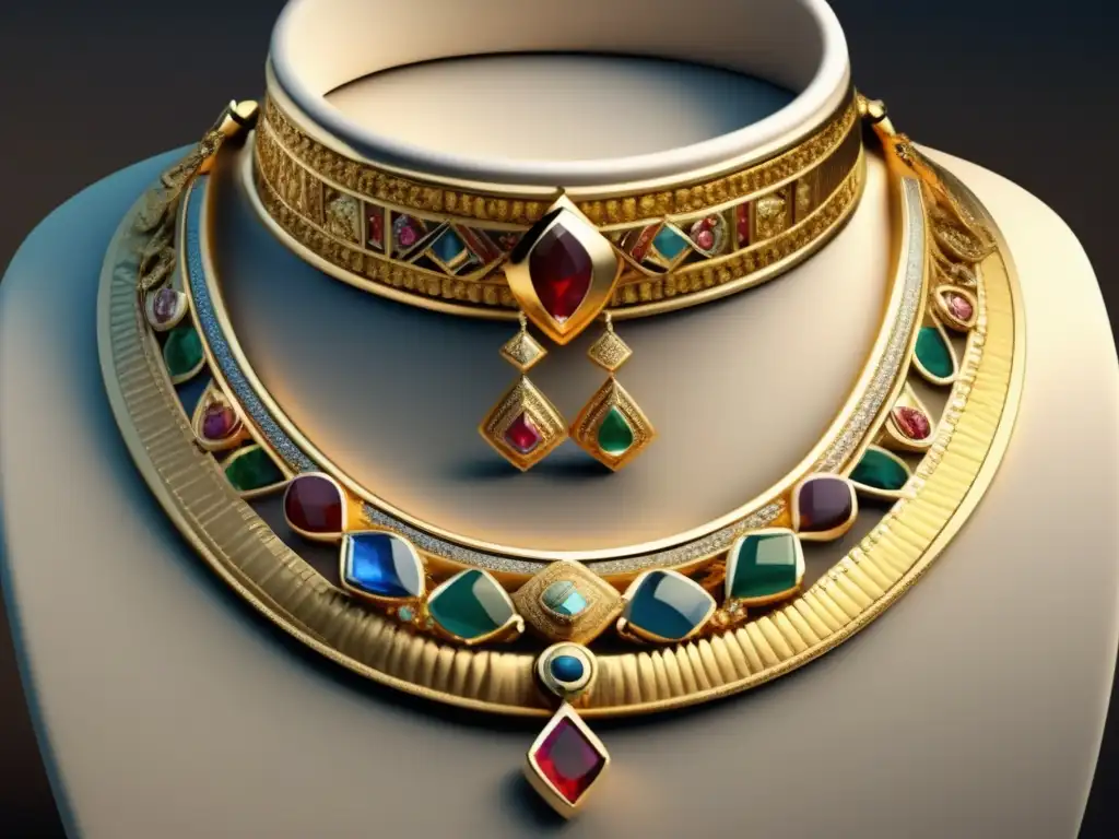 Joyería suntuosa de Sumeria Joyería preciosa en Sumeria: opulencia y detalles cautivadores