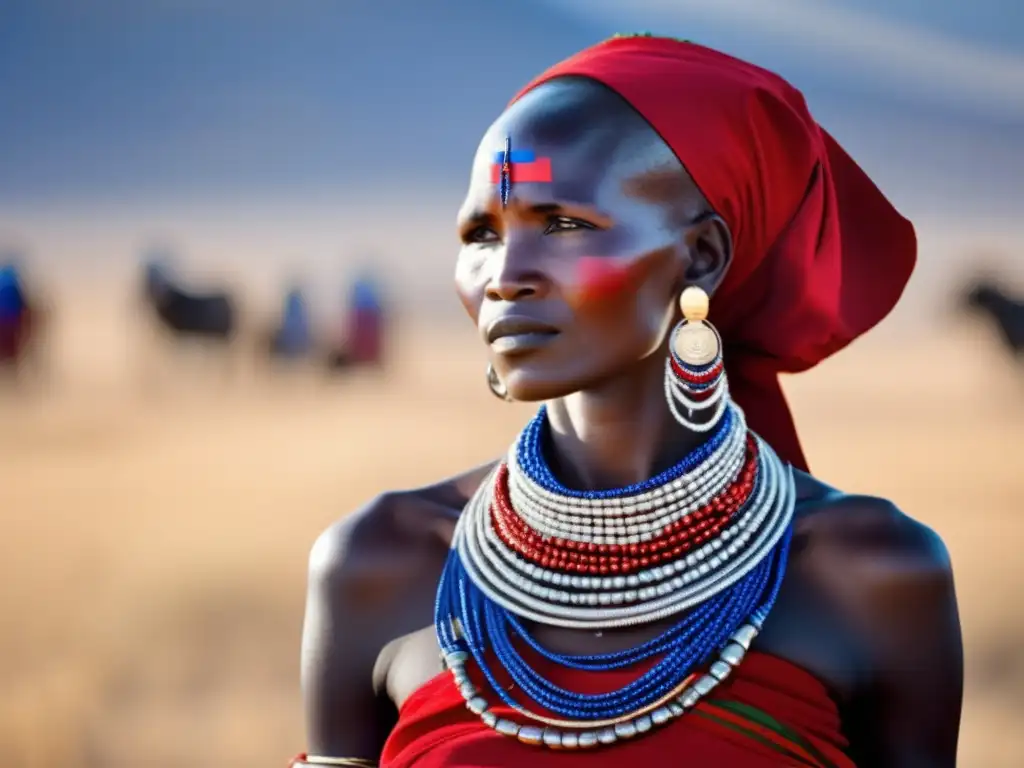 Joyería tradicional de los Masai en la Serengeti