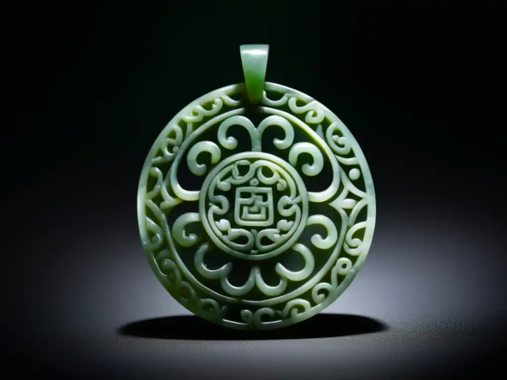 Pendiente jade Shang: historia joyería China