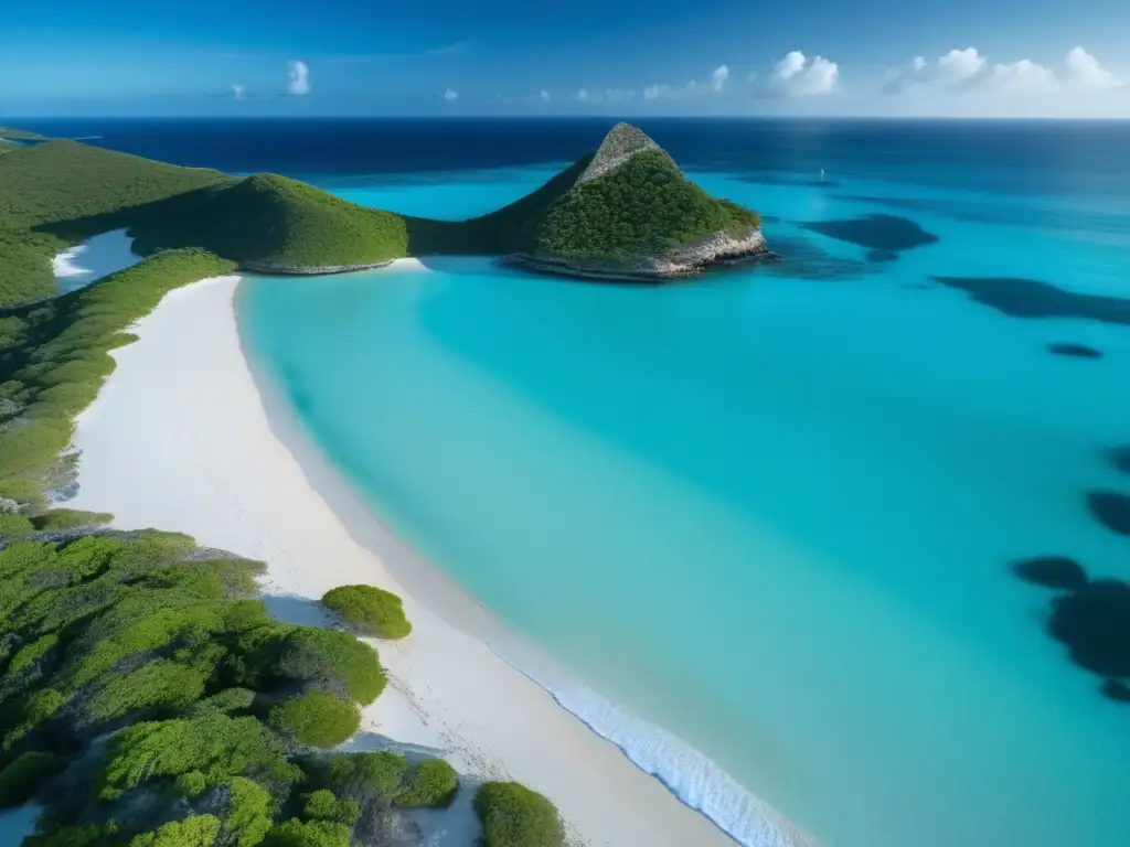 Playa serena con piedra larimar, joyería mística