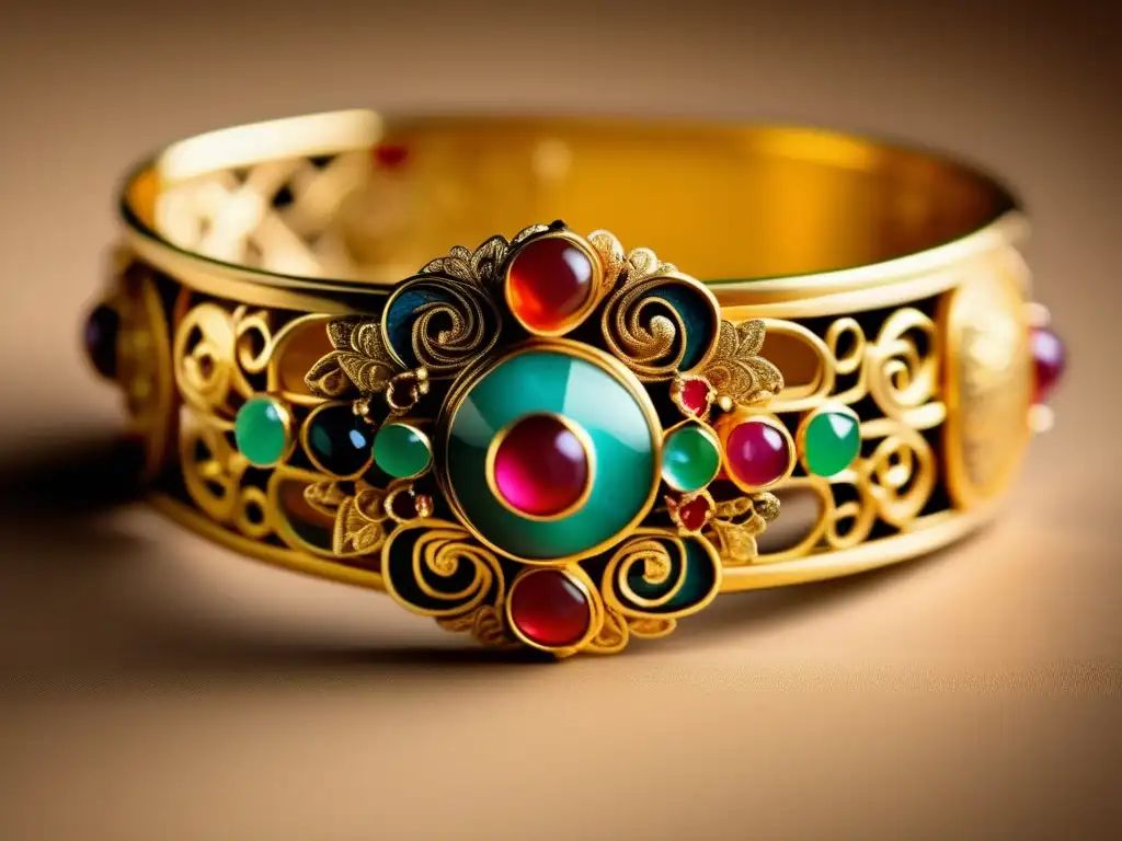 Pulsera antigua asiática: historia y artesanía de joyas