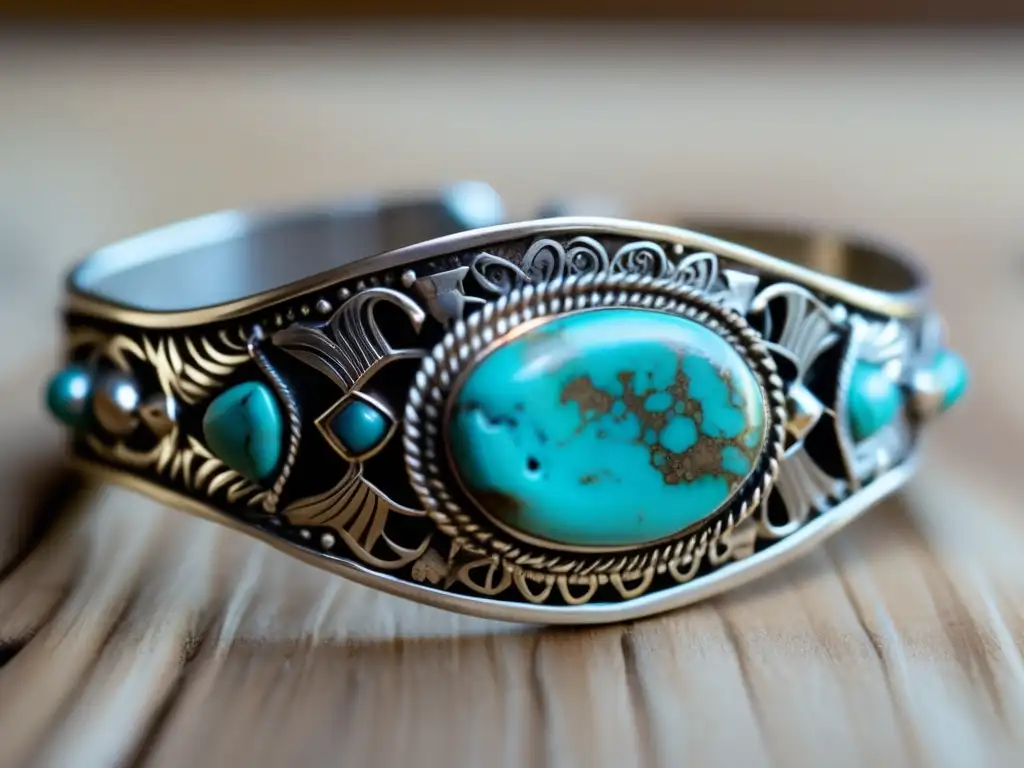 Pulsera plata con diseños nativos americanos - Historia joyería nativa americana