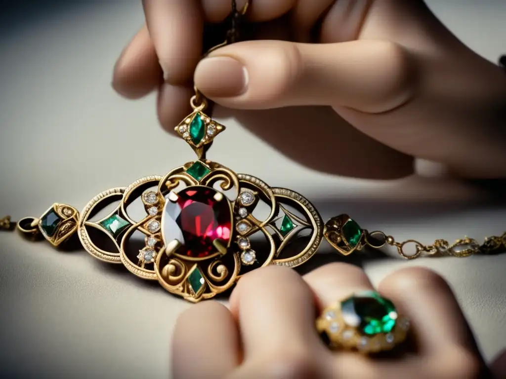 Restauración de joyas antiguas: devolviendo vida a una delicada y elegante collar vintage