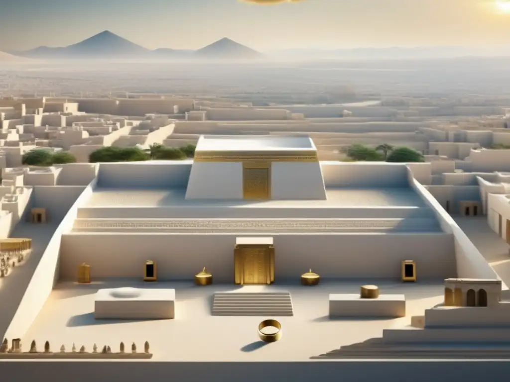 Joyería y metales preciosos en la antigua Sumeria Joyería de metales preciosos en Sumeria: ilustración moderna que muestra la importancia de los metales preciosos en la antigua Sumeria