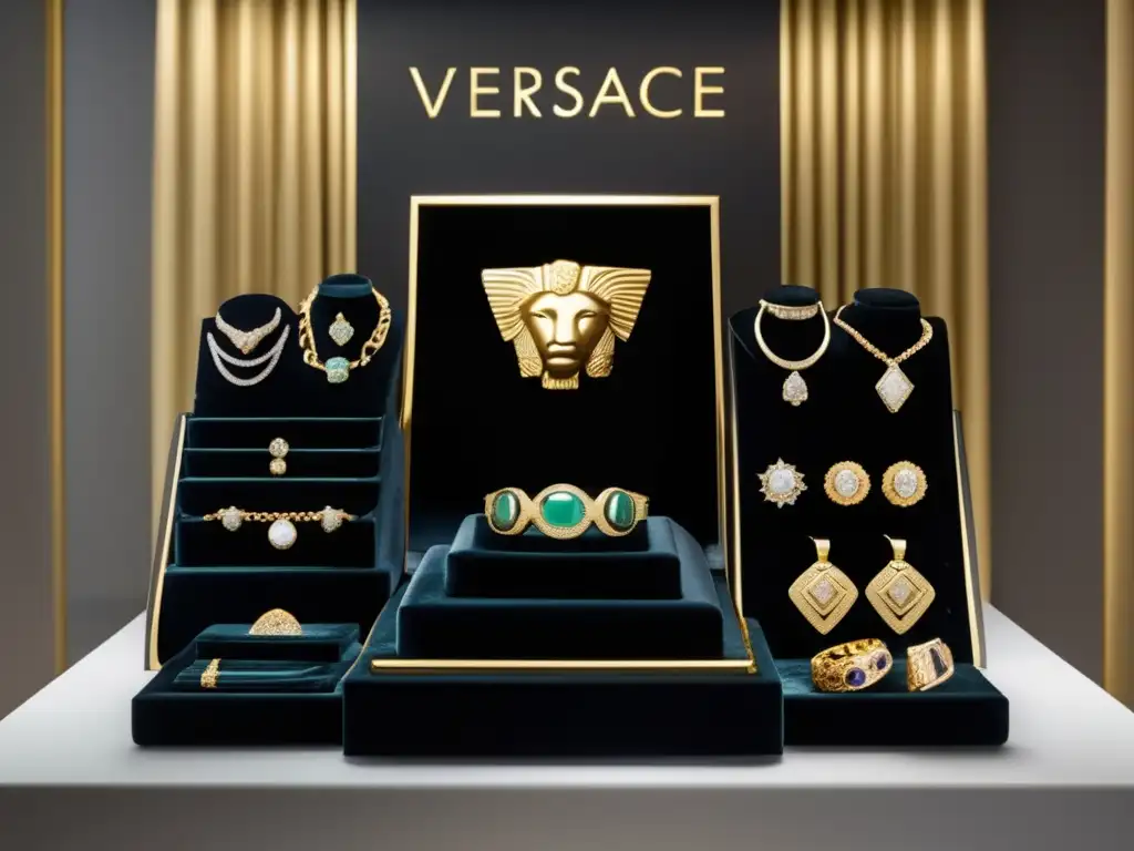 Evolución joyería Versace: creaciones contemporáneas elegantes y brillantes